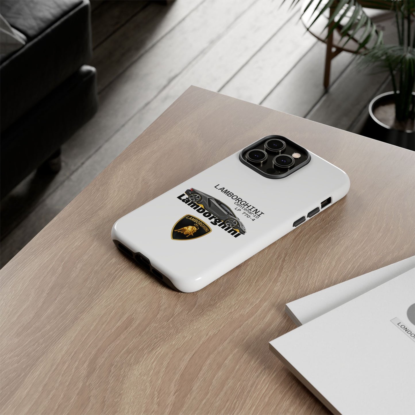 Black Lamborghini Centenario LP 770-4 PHONE CASE