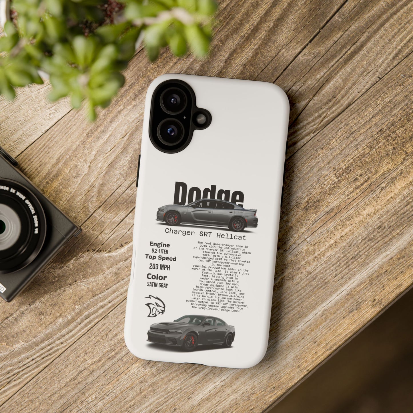 Dodge Charger SRT Hellcat Phone Case