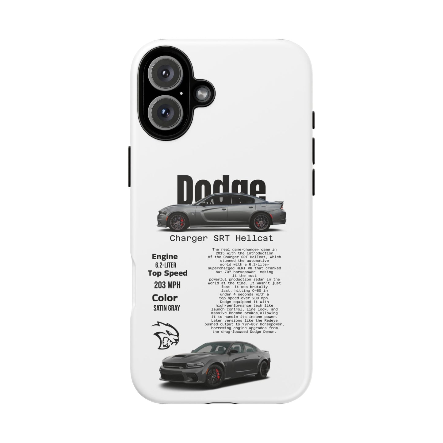 Dodge Charger SRT Hellcat Phone Case