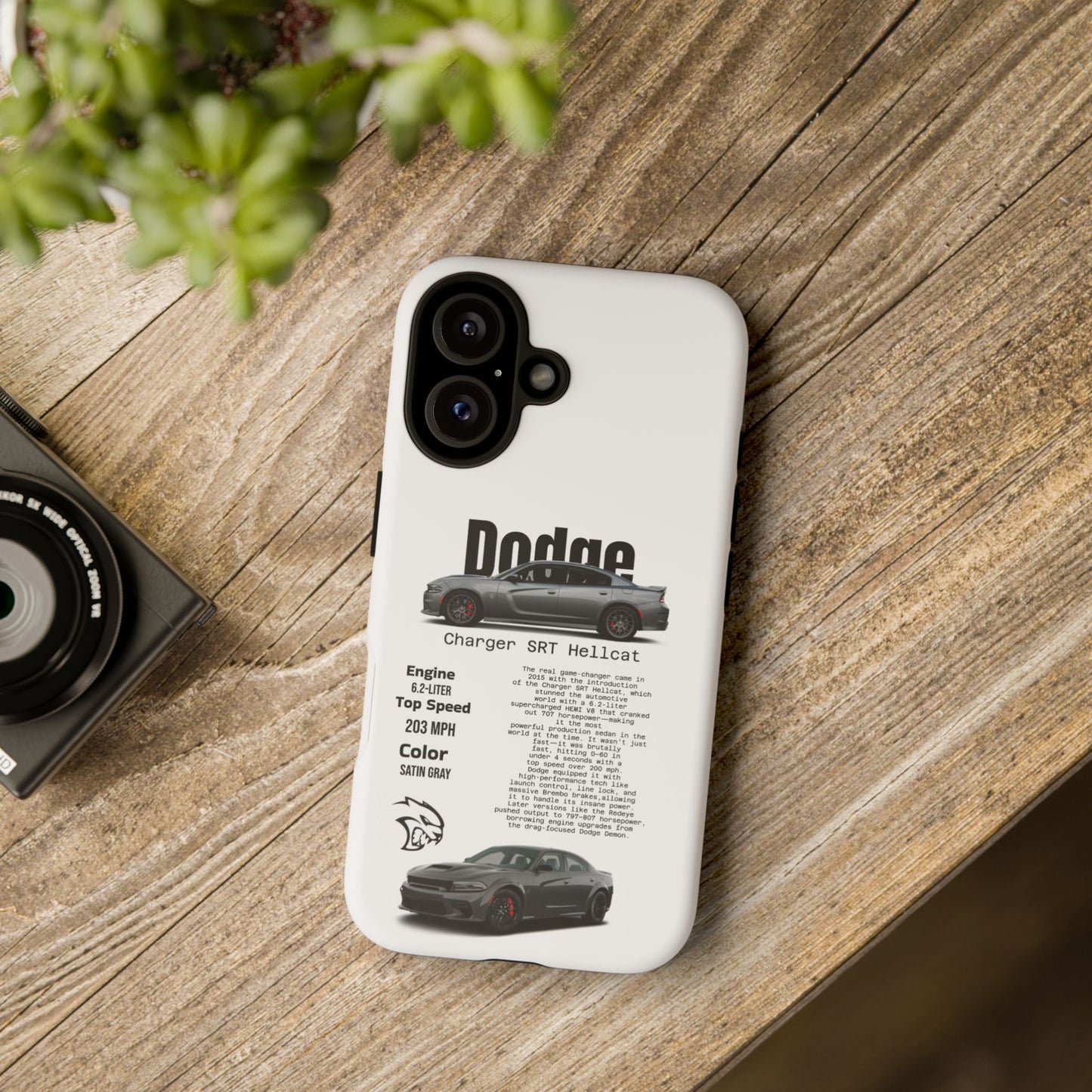 Dodge Charger SRT Hellcat Phone Case