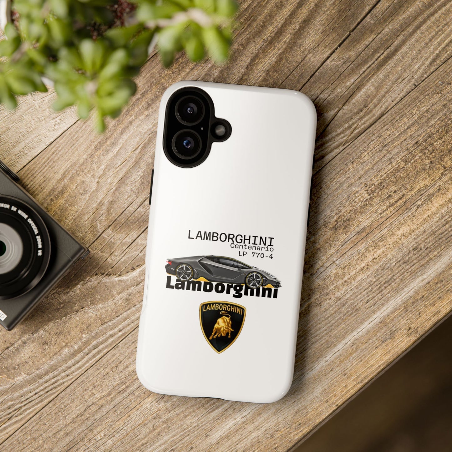 Black Lamborghini Centenario LP 770-4 PHONE CASE