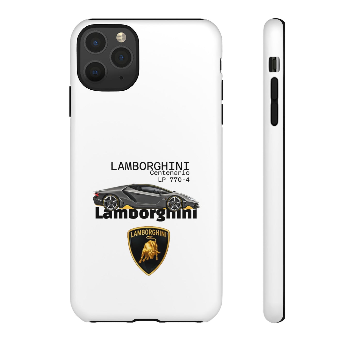 Black Lamborghini Centenario LP 770-4 PHONE CASE