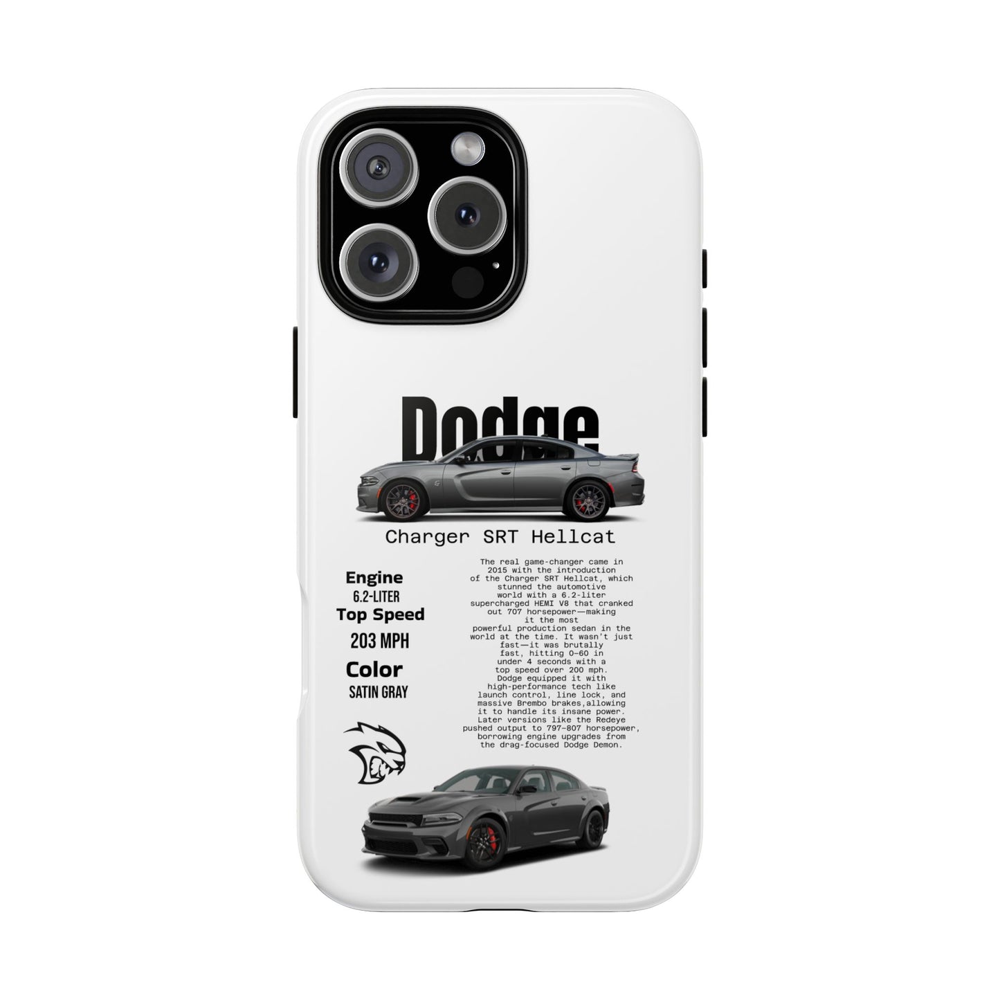 Dodge Charger SRT Hellcat Phone Case