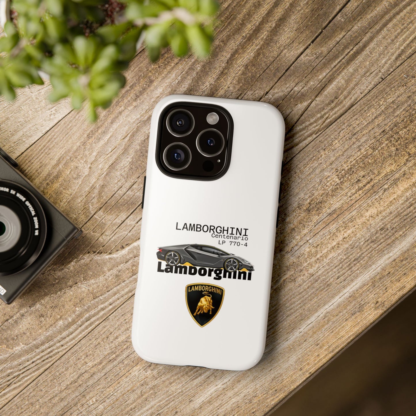 Black Lamborghini Centenario LP 770-4 PHONE CASE