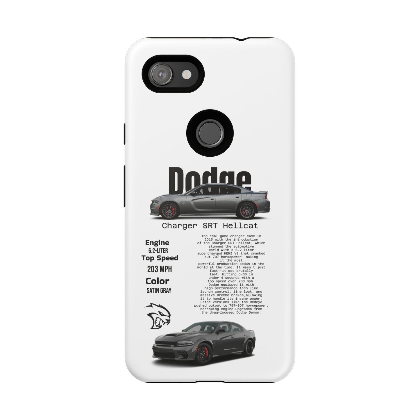 Dodge Charger SRT Hellcat Phone Case