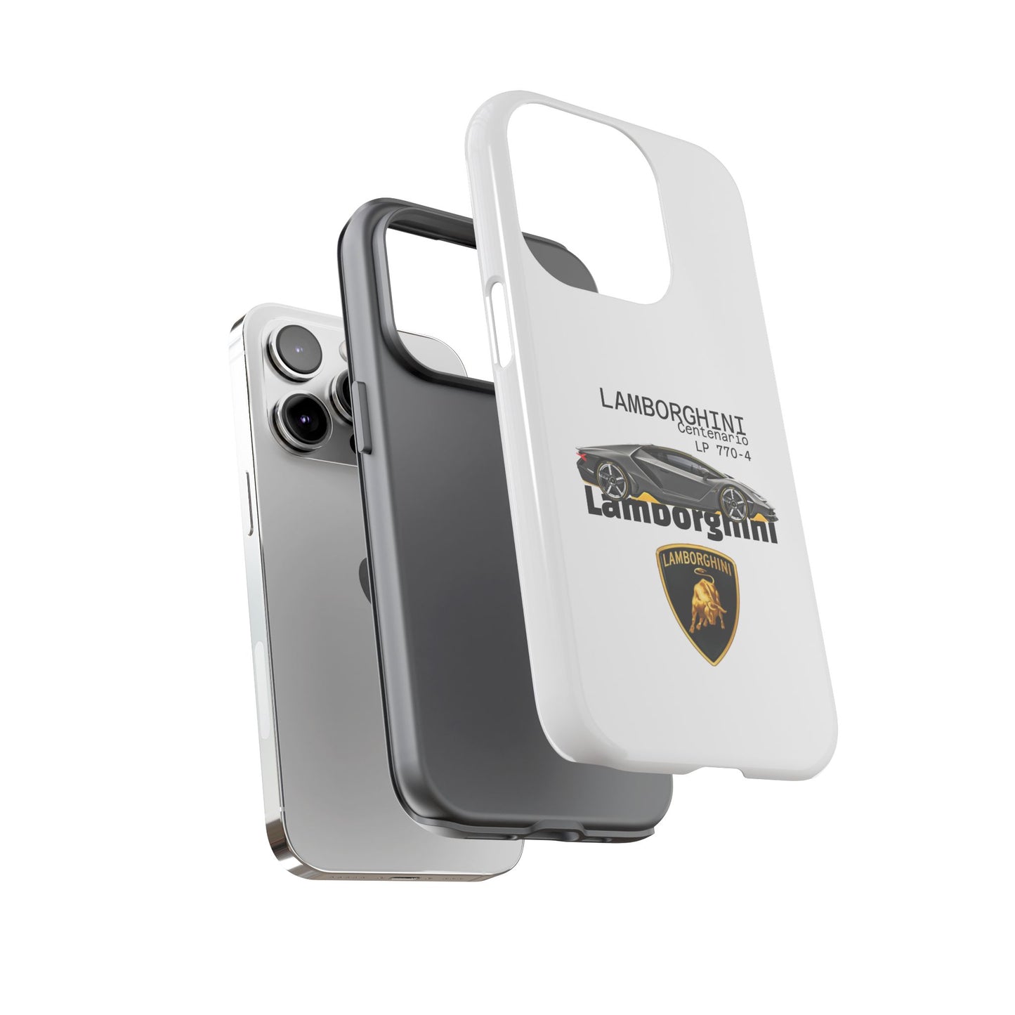 Black Lamborghini Centenario LP 770-4 PHONE CASE