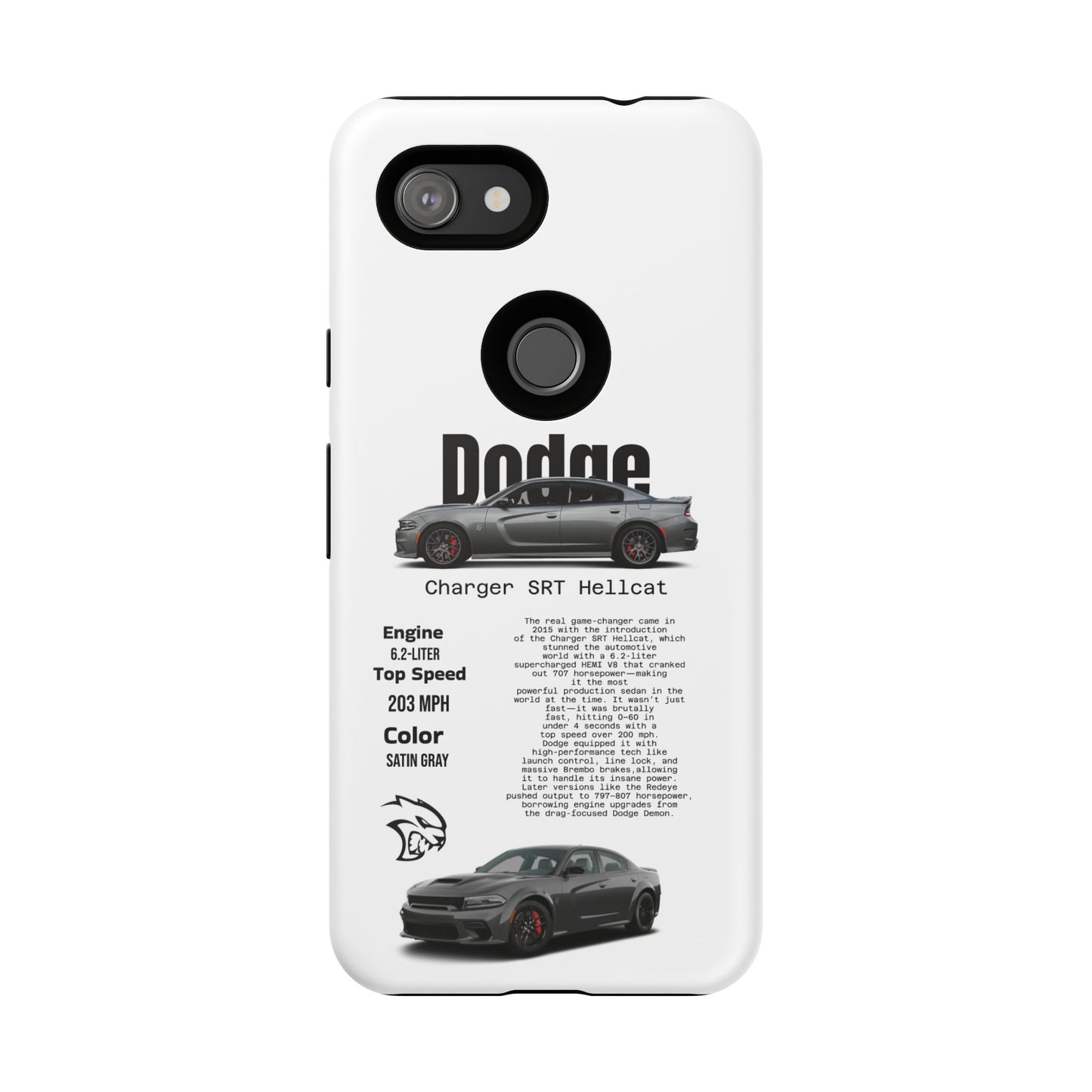Dodge Charger SRT Hellcat Phone Case