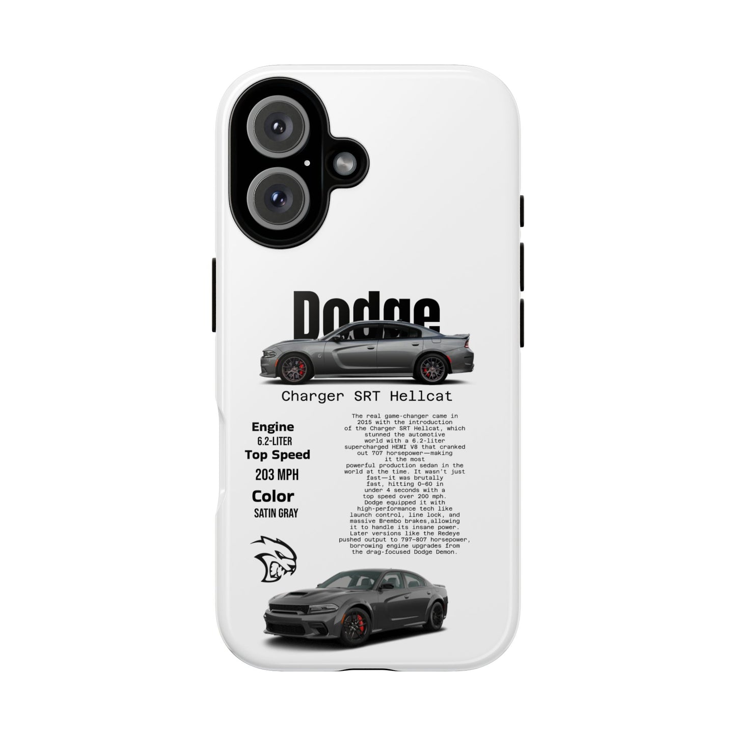 Dodge Charger SRT Hellcat Phone Case