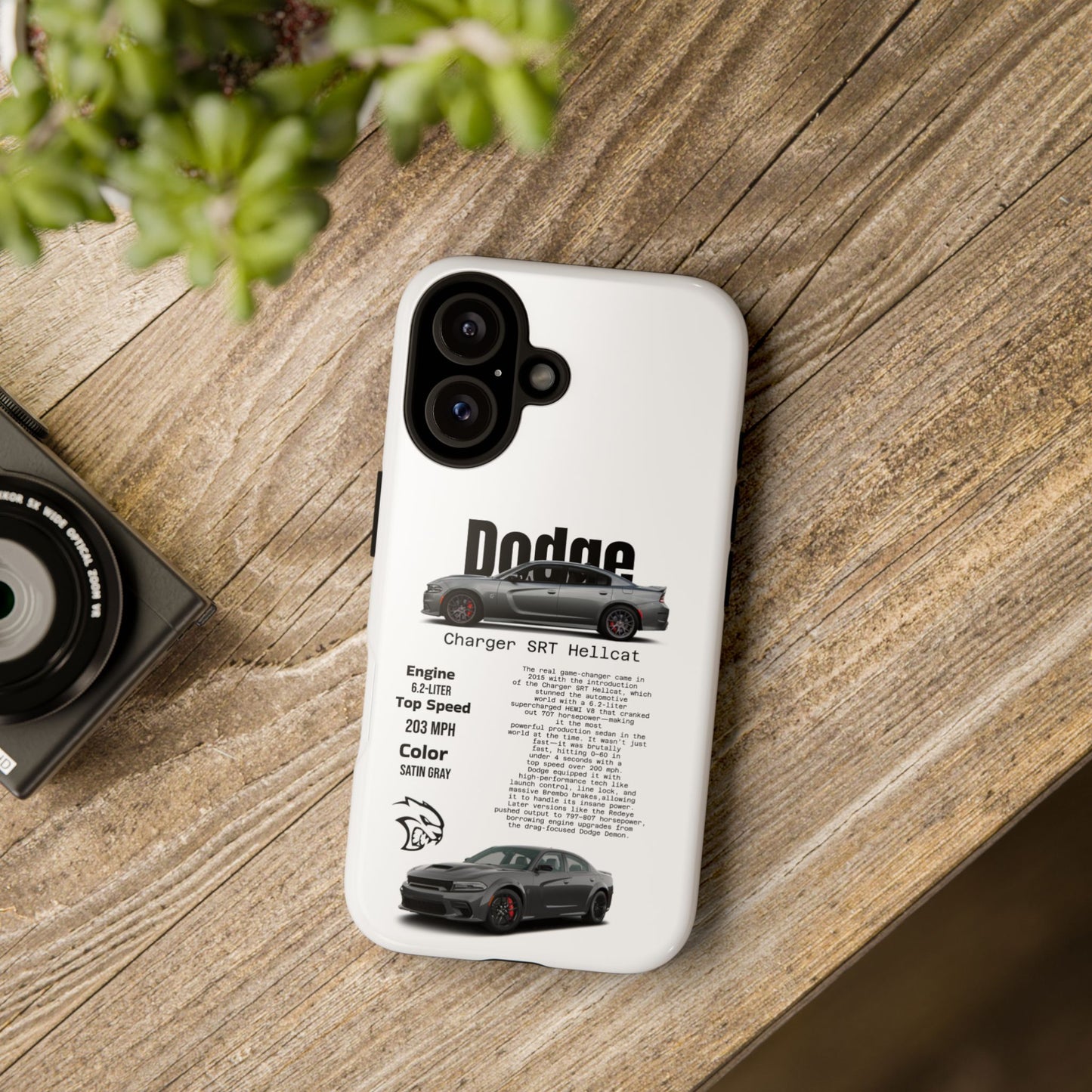 Dodge Charger SRT Hellcat Phone Case