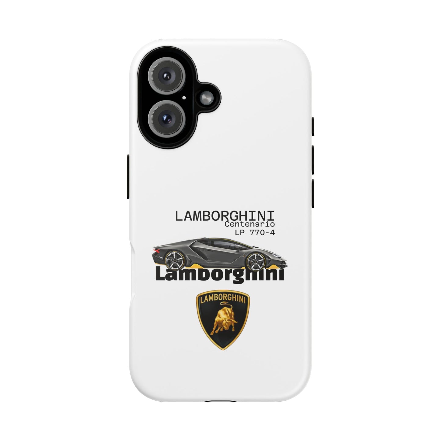 Black Lamborghini Centenario LP 770-4 PHONE CASE
