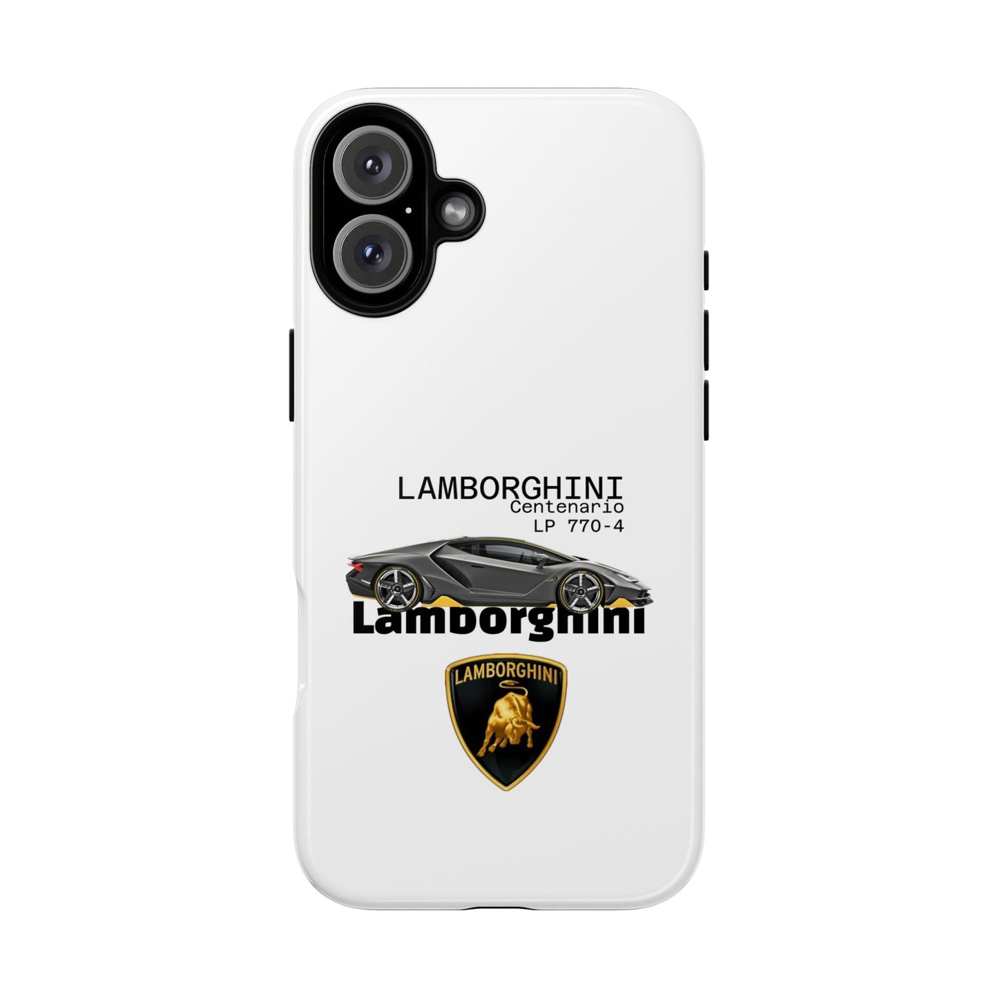 Black Lamborghini Centenario LP 770-4 PHONE CASE