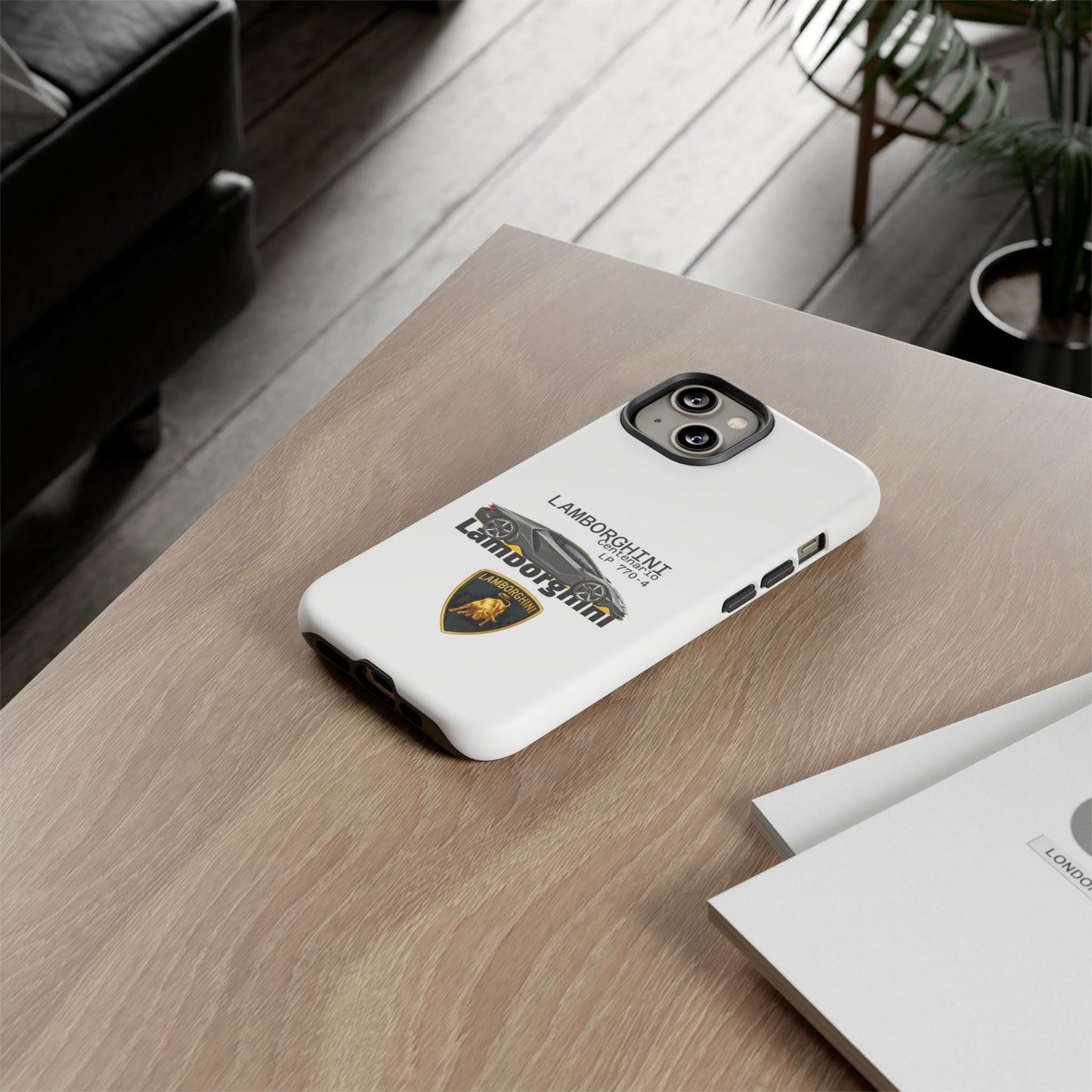 Black Lamborghini Centenario LP 770-4 PHONE CASE