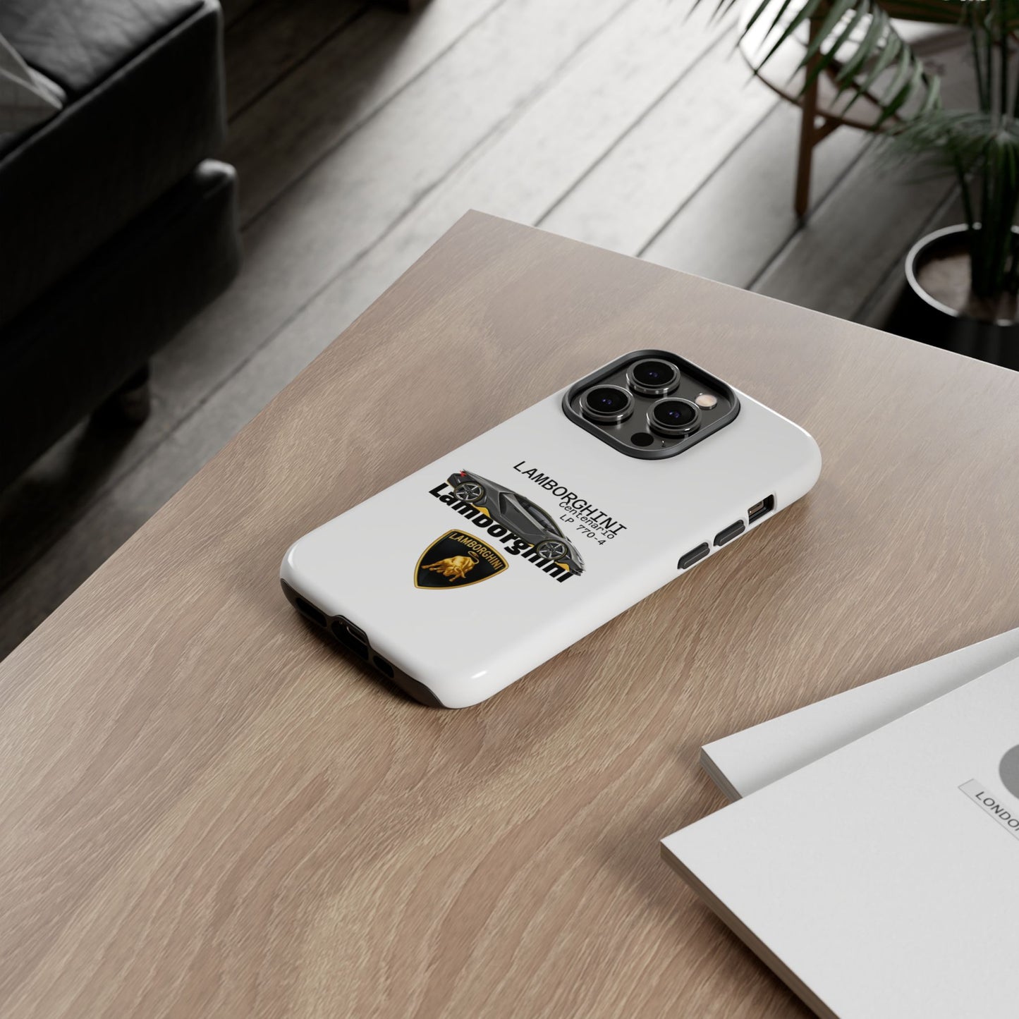 Black Lamborghini Centenario LP 770-4 PHONE CASE