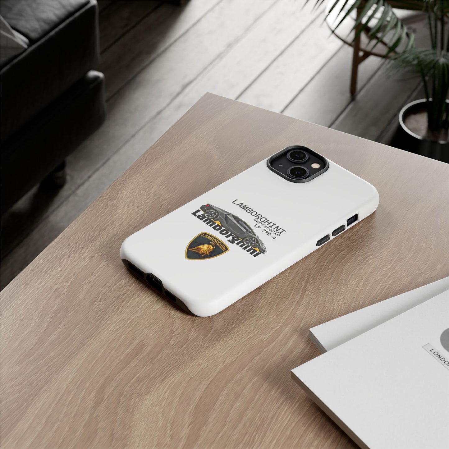 Black Lamborghini Centenario LP 770-4 PHONE CASE