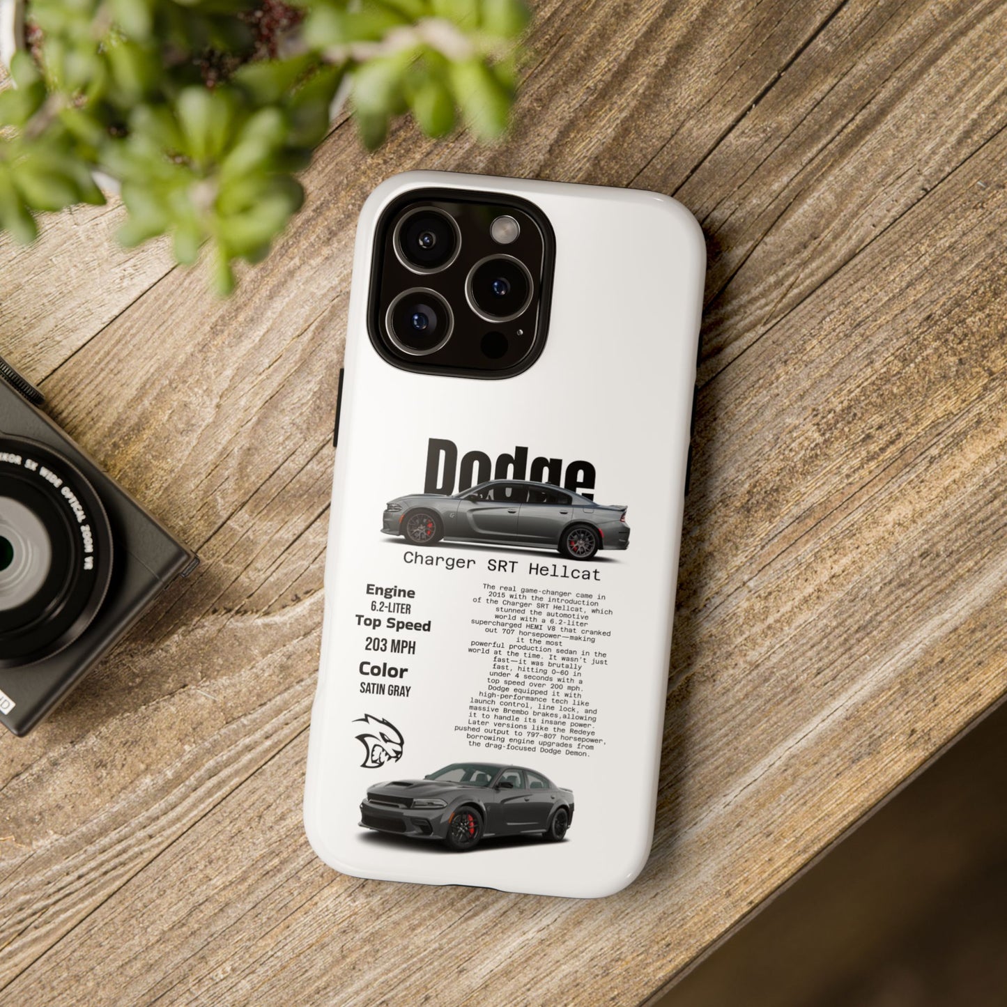 Dodge Charger SRT Hellcat Phone Case