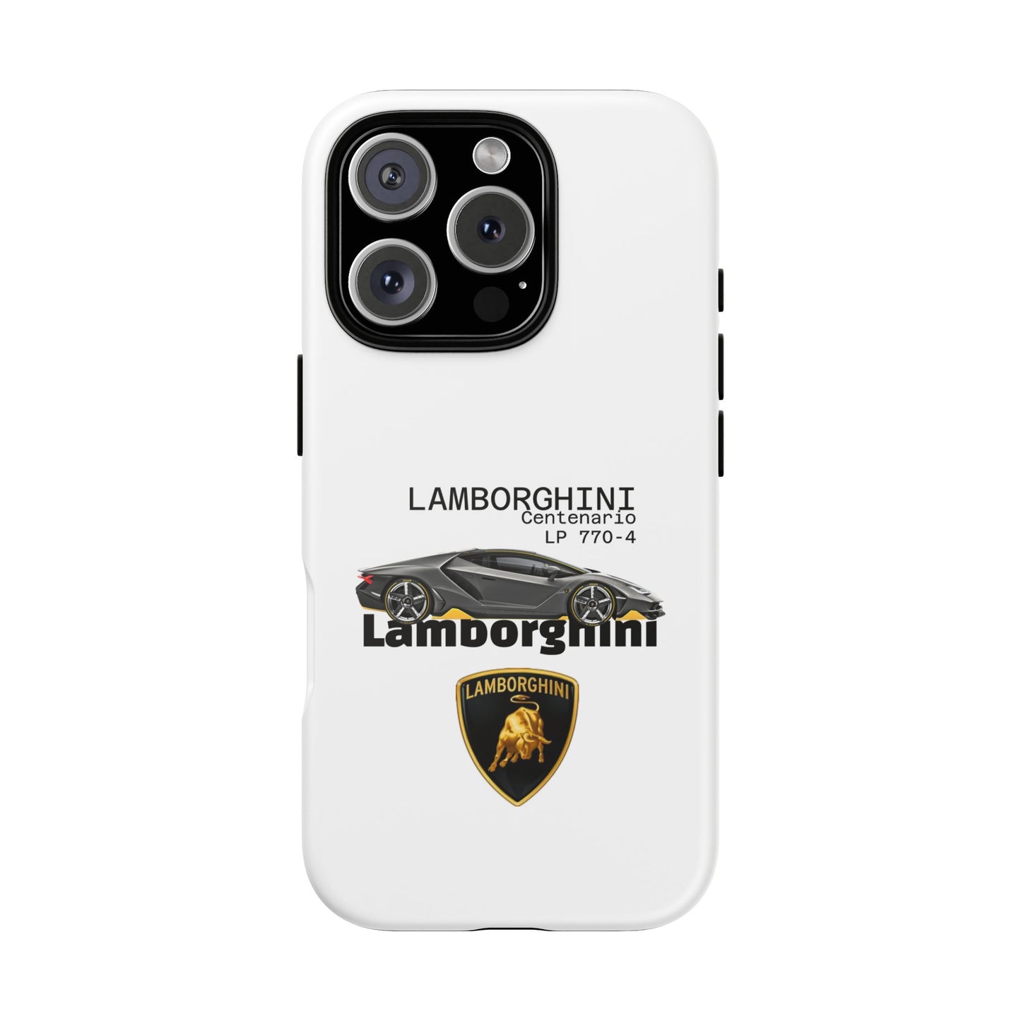 Black Lamborghini Centenario LP 770-4 PHONE CASE