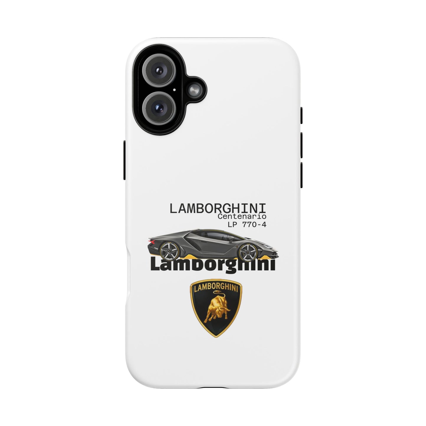 Black Lamborghini Centenario LP 770-4 PHONE CASE