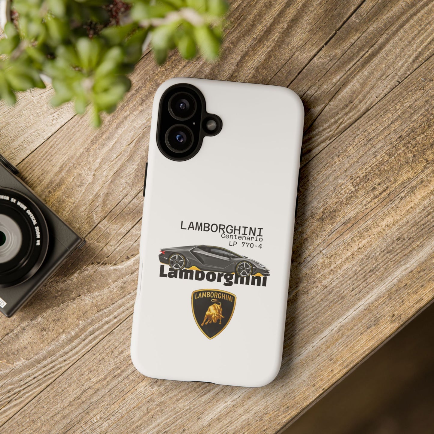Black Lamborghini Centenario LP 770-4 PHONE CASE