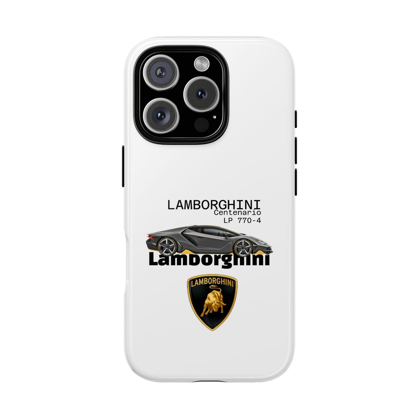 Black Lamborghini Centenario LP 770-4 PHONE CASE
