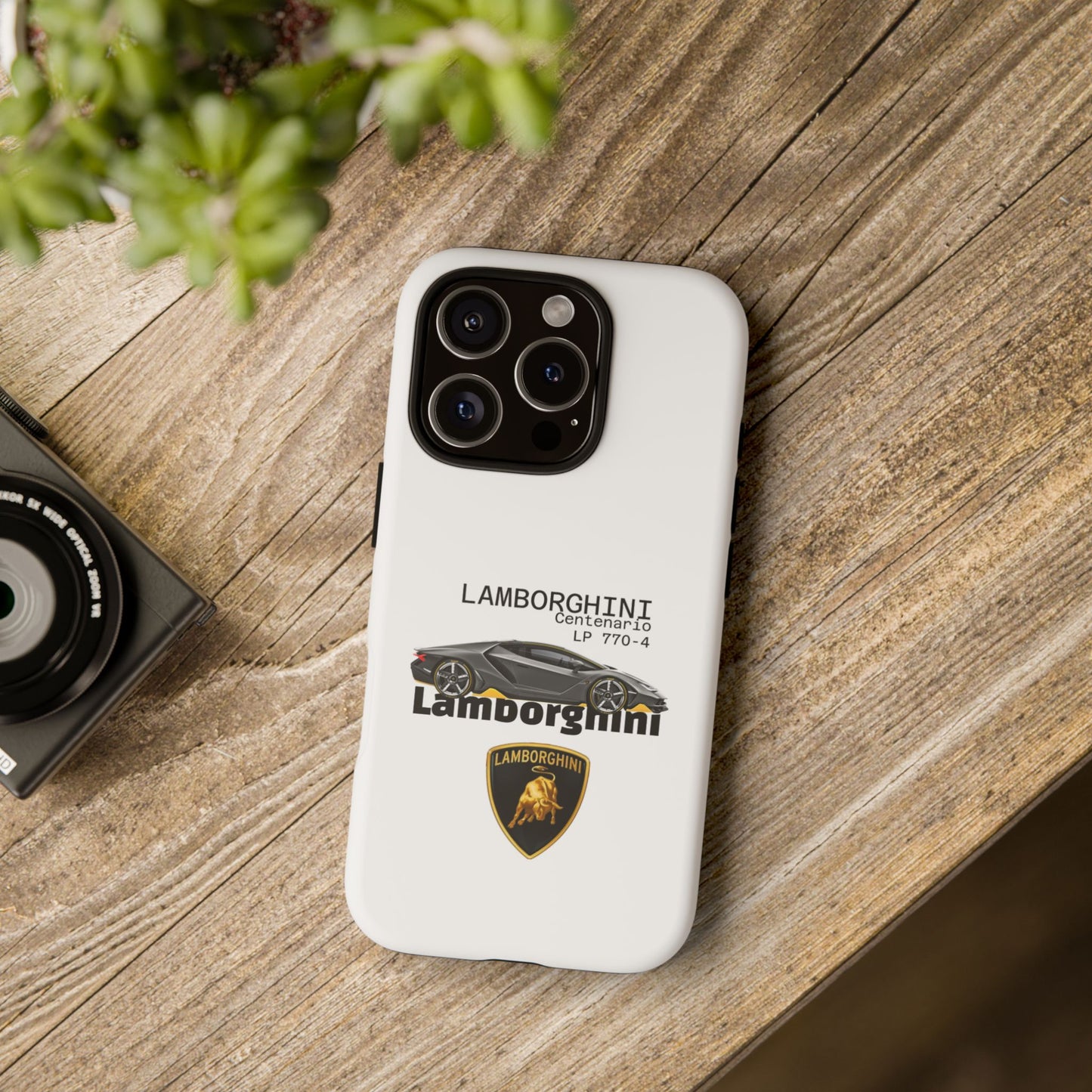 Black Lamborghini Centenario LP 770-4 PHONE CASE