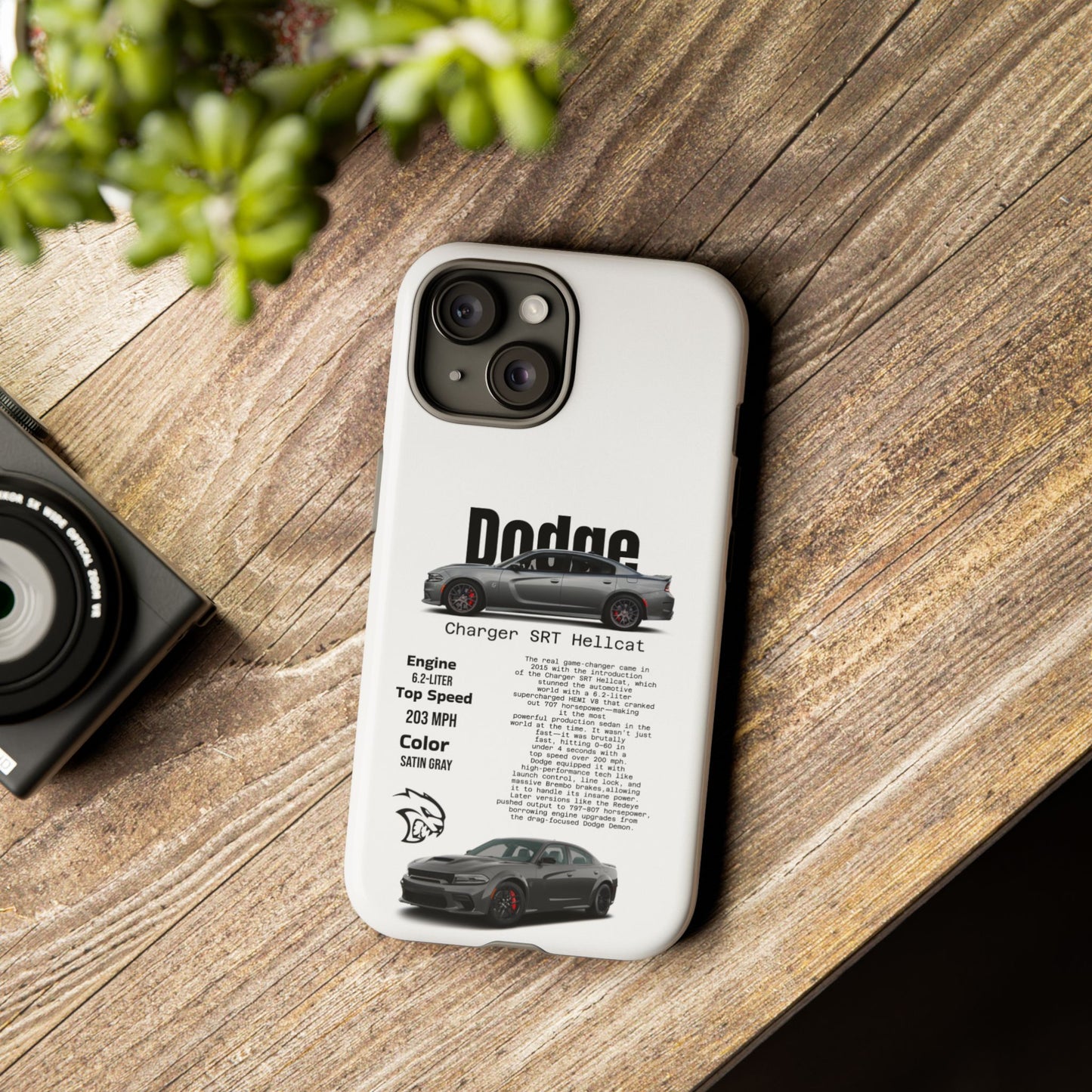 Dodge Charger SRT Hellcat Phone Case