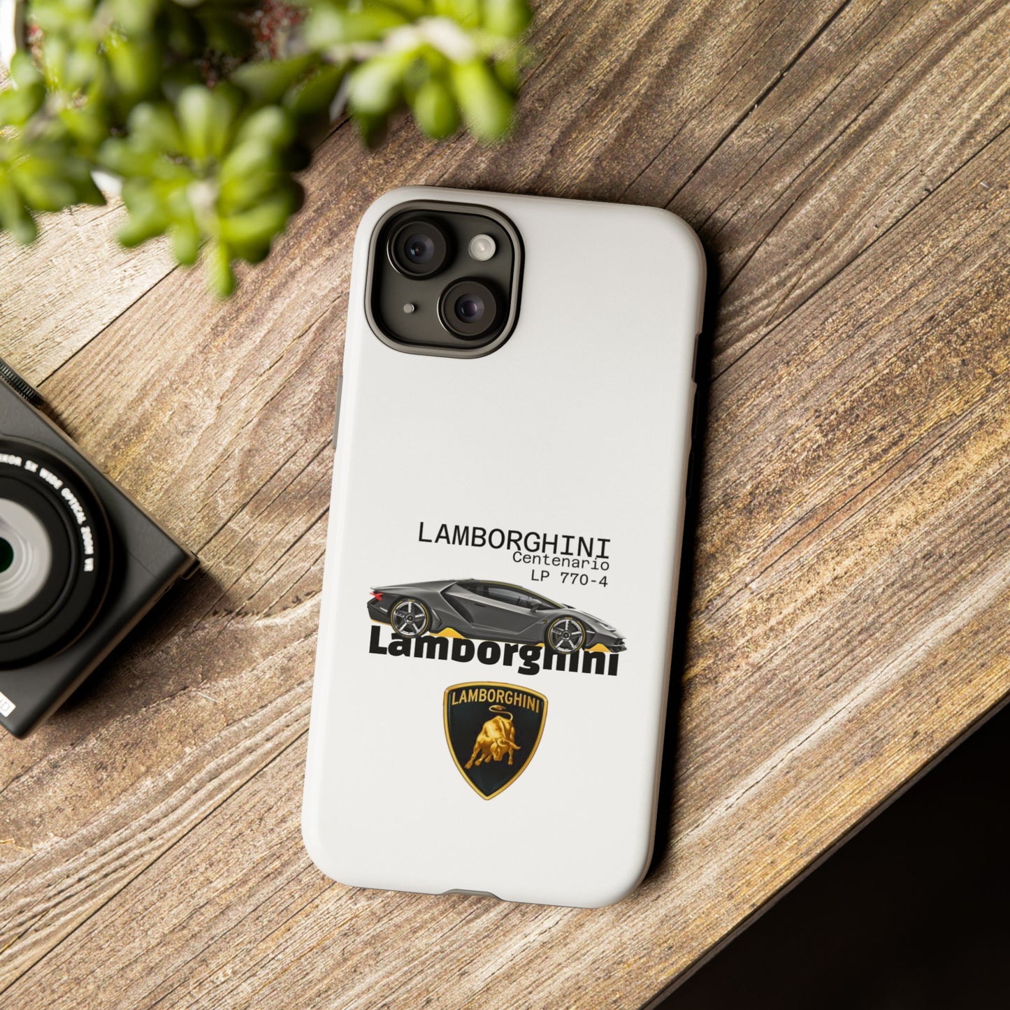Black Lamborghini Centenario LP 770-4 PHONE CASE