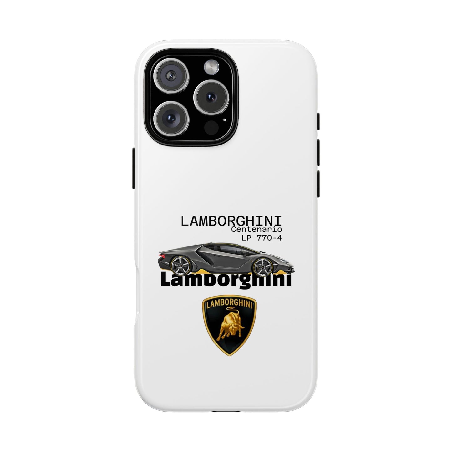 Black Lamborghini Centenario LP 770-4 PHONE CASE