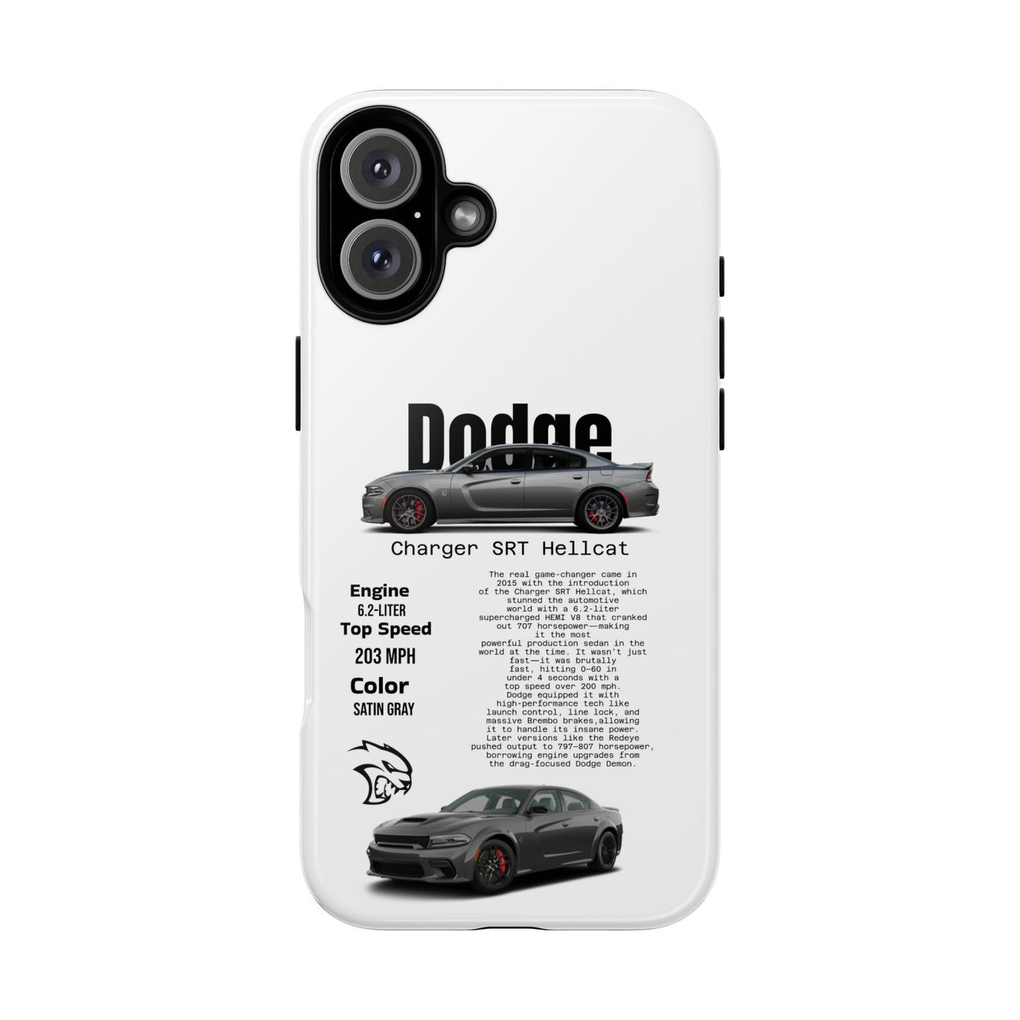 Dodge Charger SRT Hellcat Phone Case