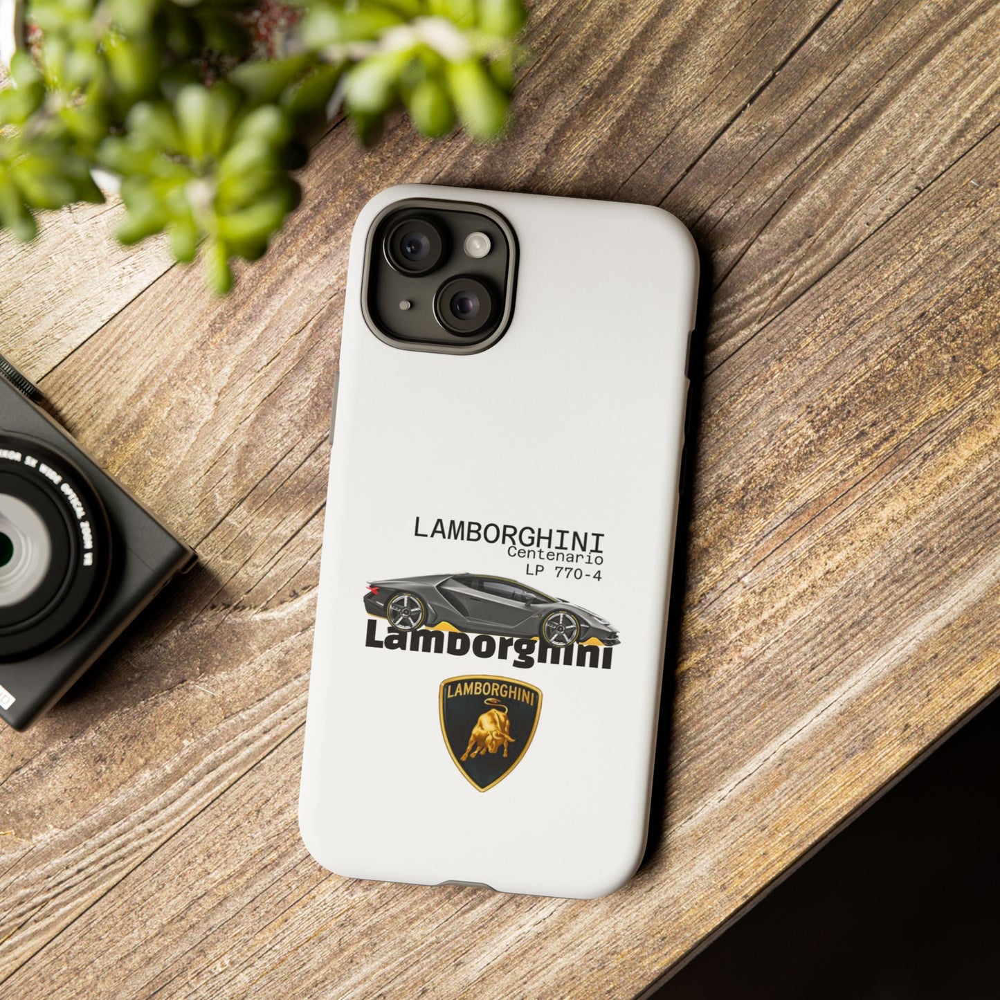 Black Lamborghini Centenario LP 770-4 PHONE CASE