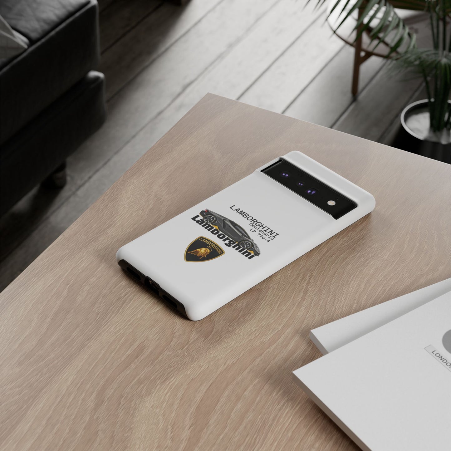 Black Lamborghini Centenario LP 770-4 PHONE CASE