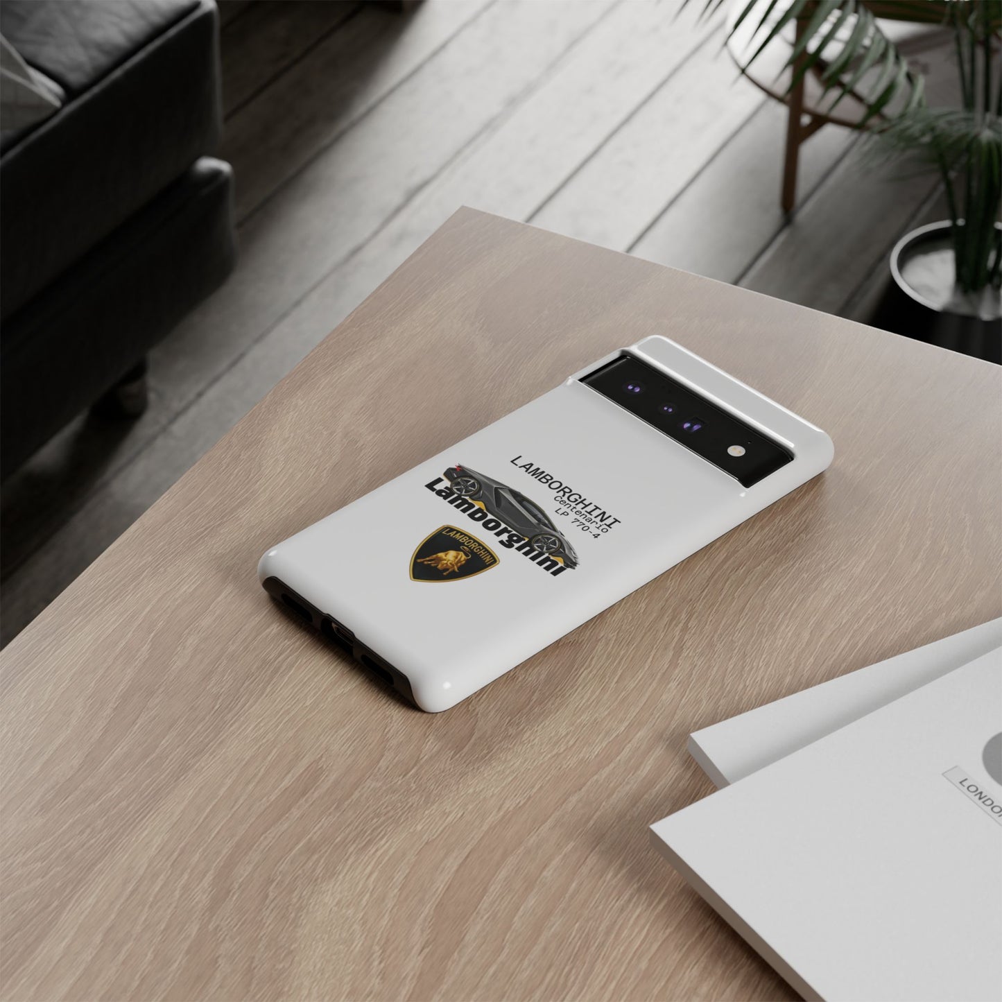 Black Lamborghini Centenario LP 770-4 PHONE CASE