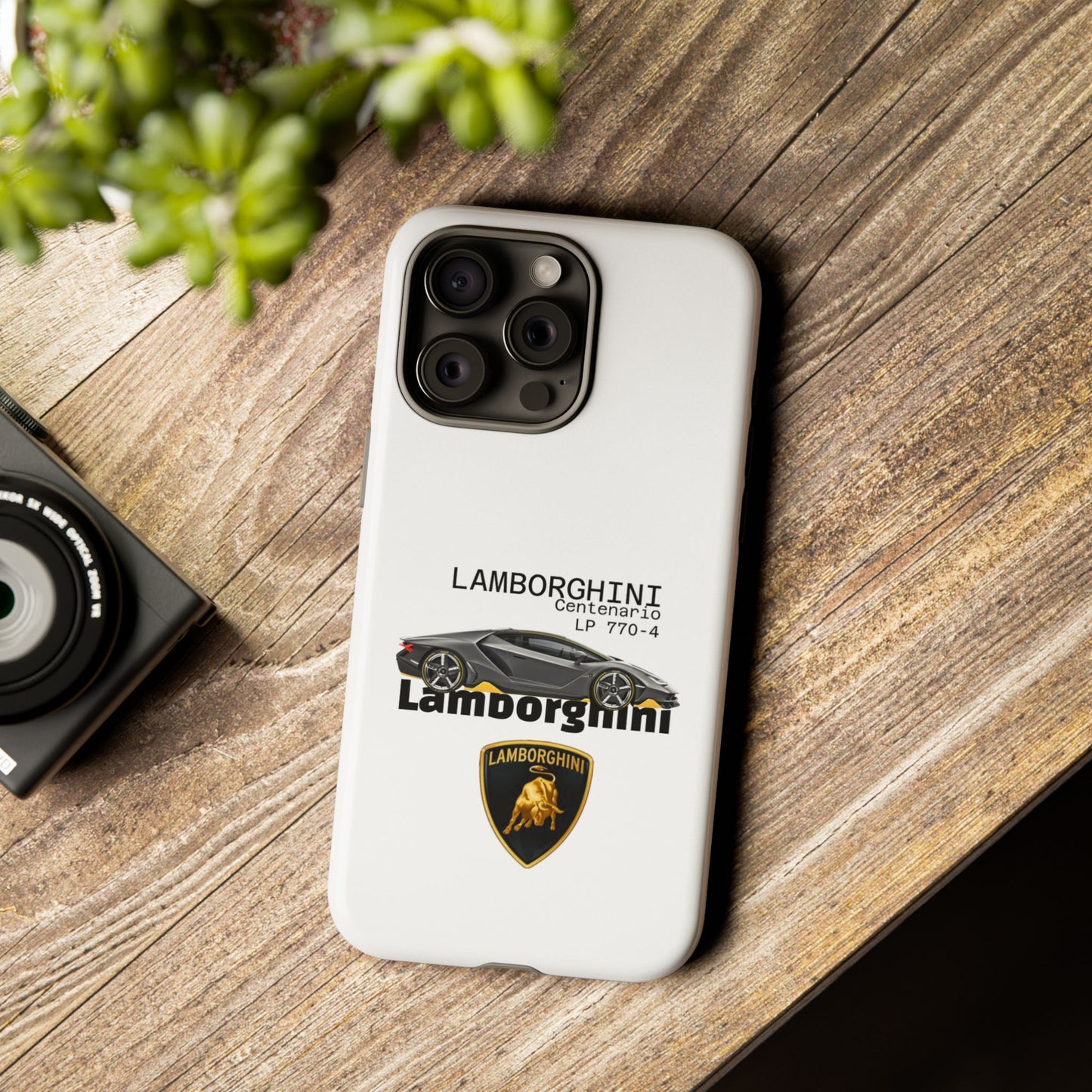 Black Lamborghini Centenario LP 770-4 PHONE CASE