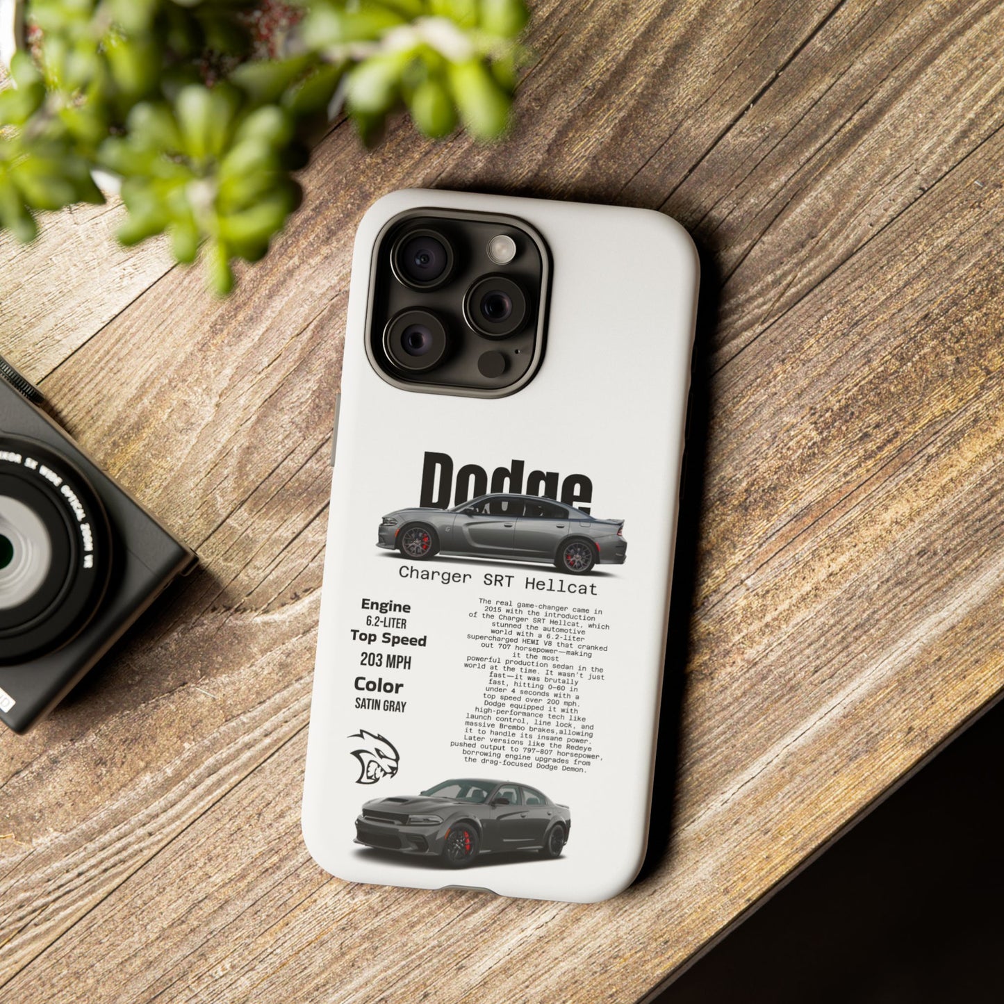 Dodge Charger SRT Hellcat Phone Case