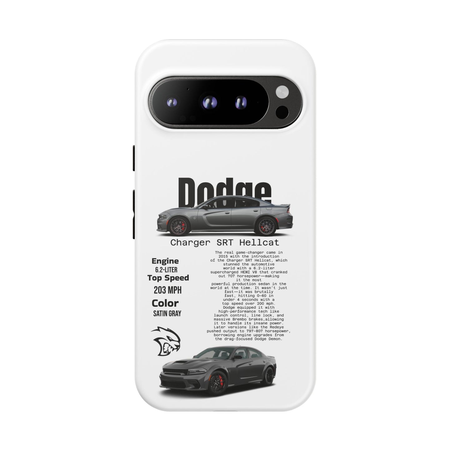 Dodge Charger SRT Hellcat Phone Case