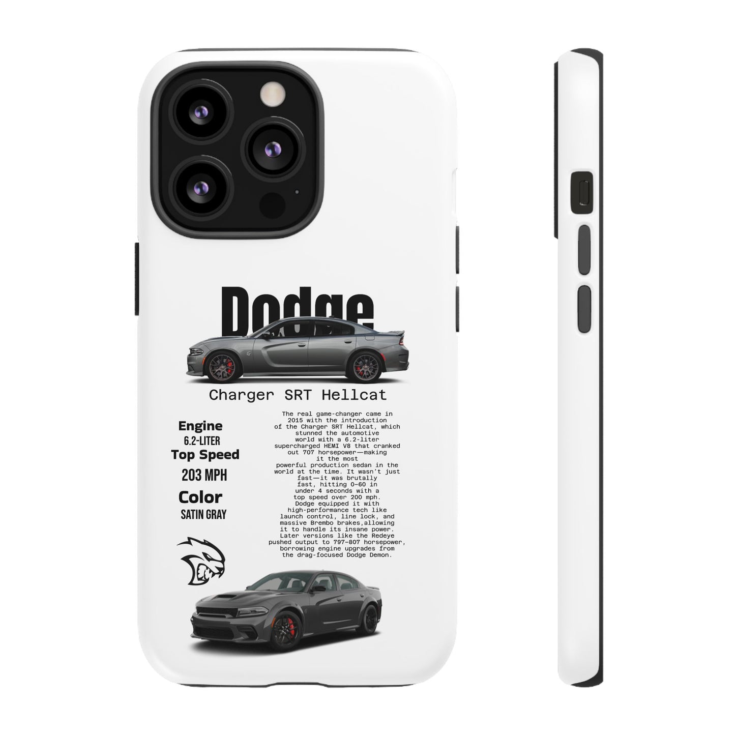 Dodge Charger SRT Hellcat Phone Case