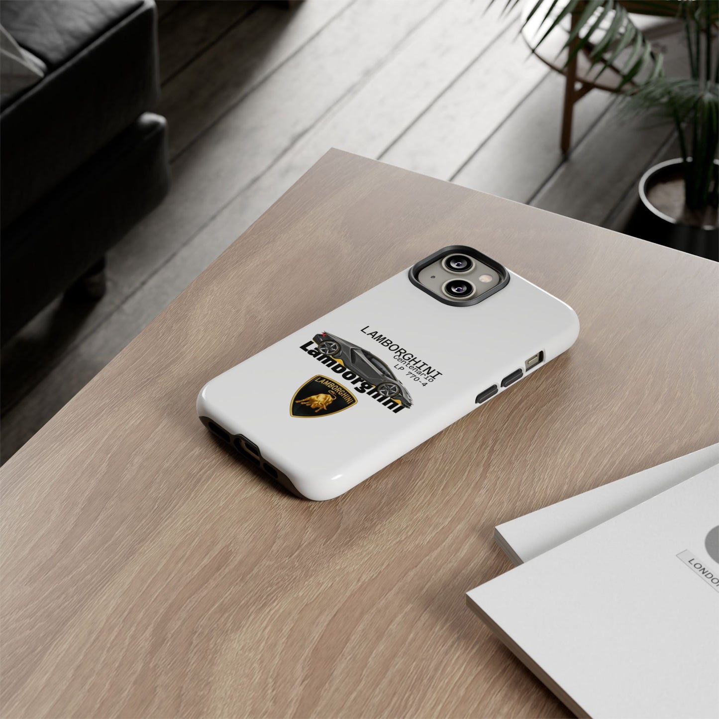 Black Lamborghini Centenario LP 770-4 PHONE CASE
