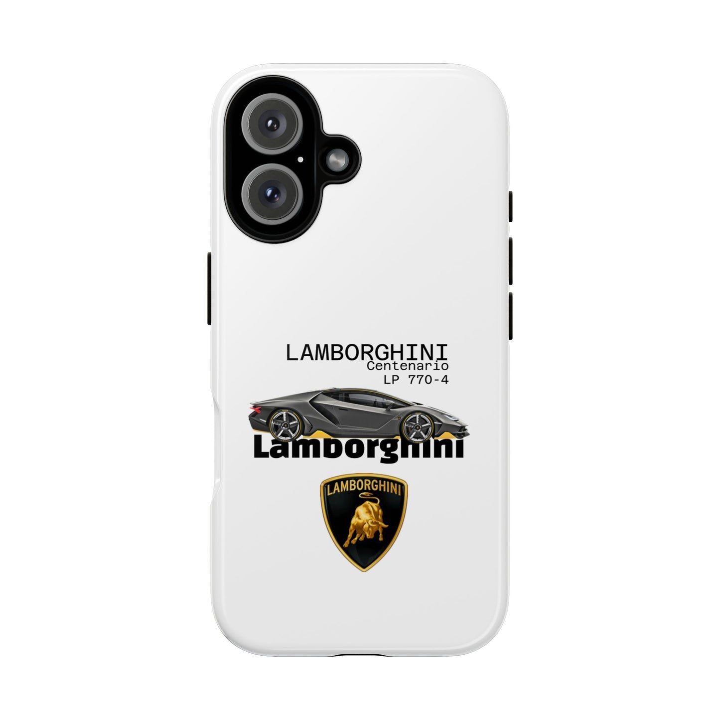 Black Lamborghini Centenario LP 770-4 PHONE CASE