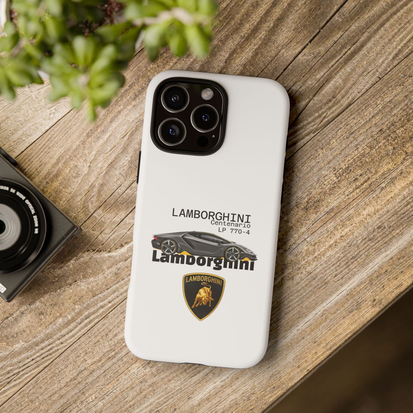 Black Lamborghini Centenario LP 770-4 PHONE CASE