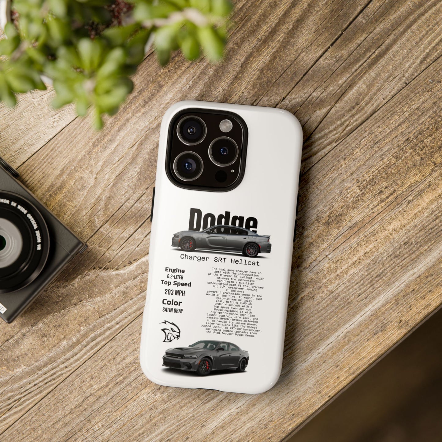 Dodge Charger SRT Hellcat Phone Case