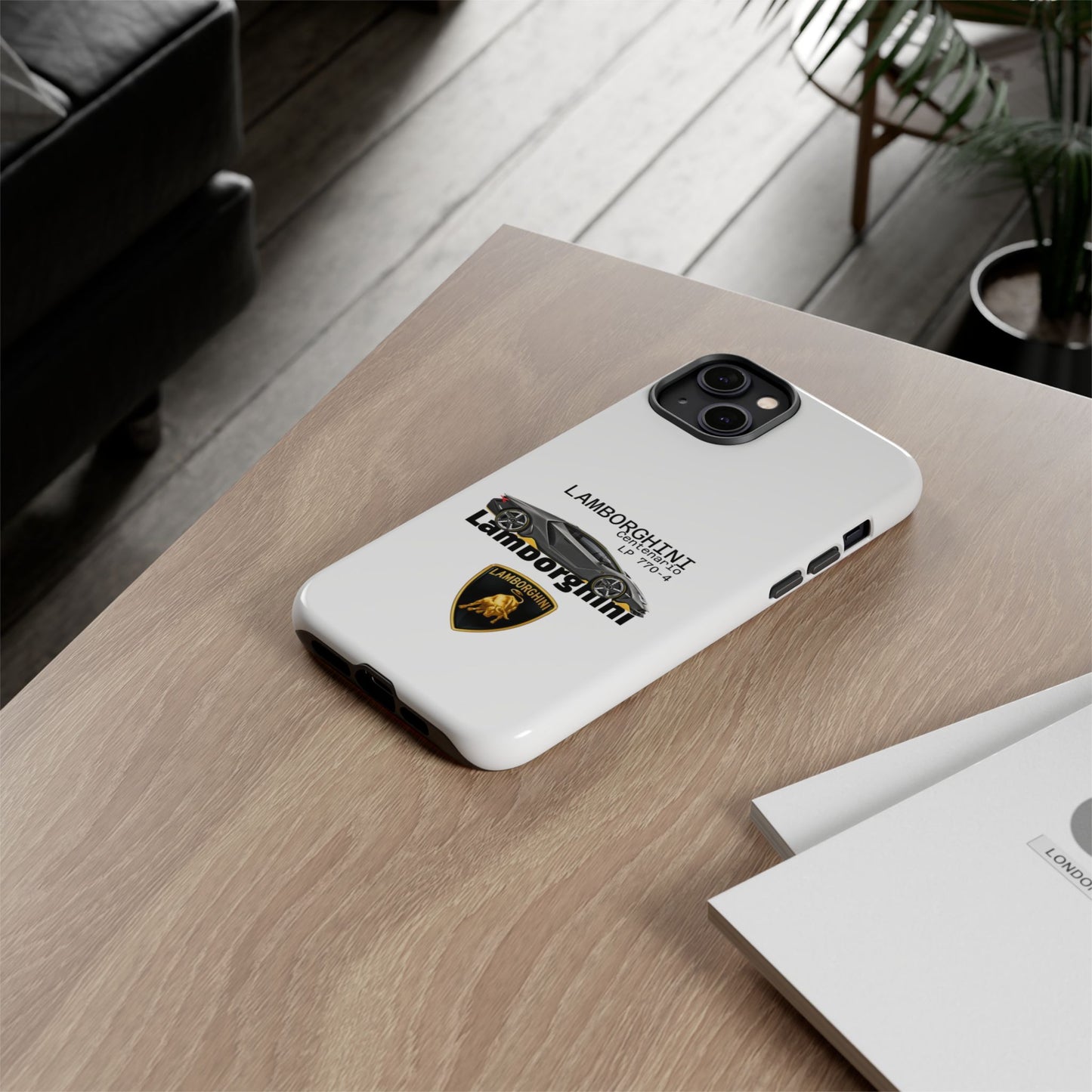 Black Lamborghini Centenario LP 770-4 PHONE CASE