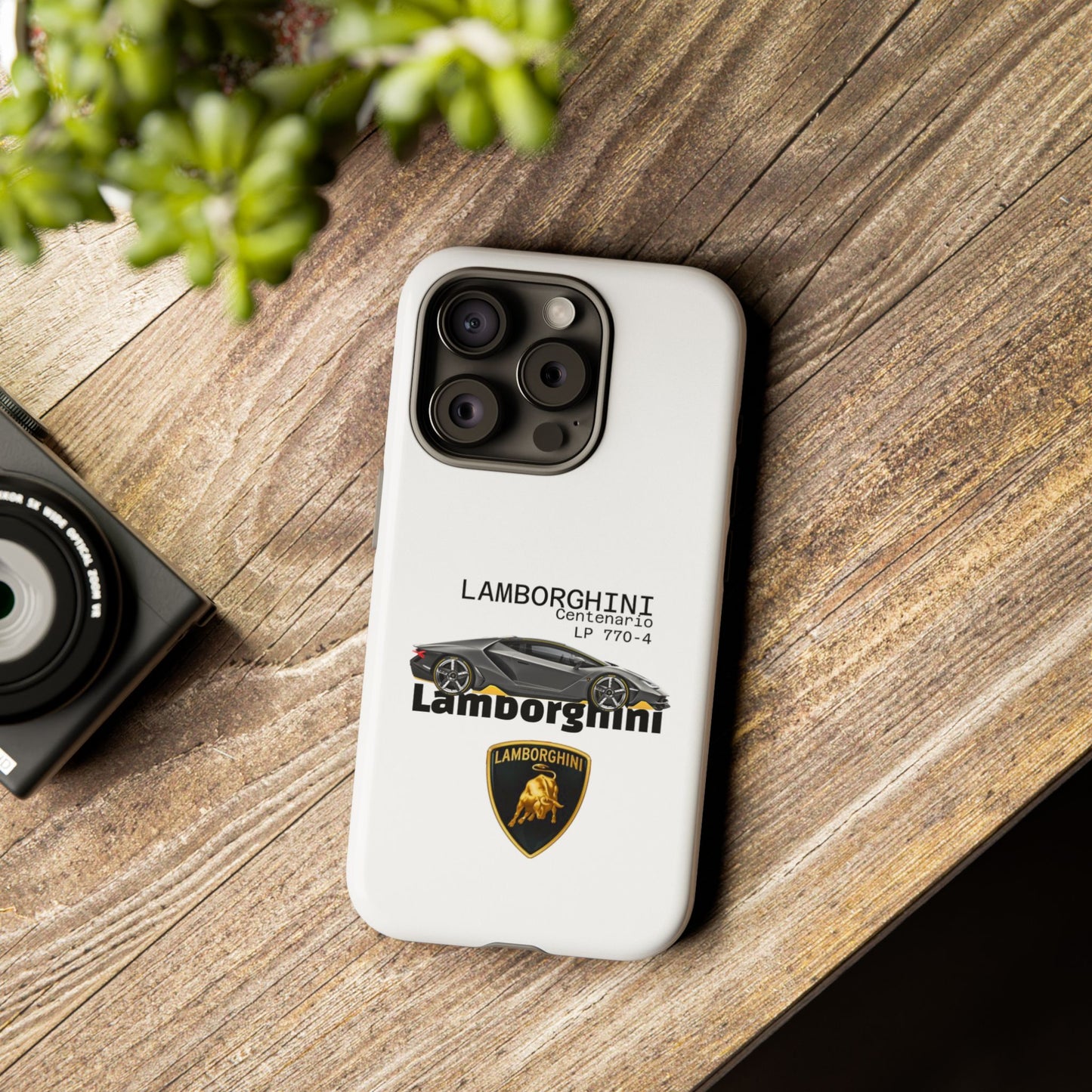 Black Lamborghini Centenario LP 770-4 PHONE CASE