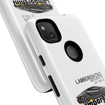 Black Lamborghini Centenario LP 770-4 PHONE CASE