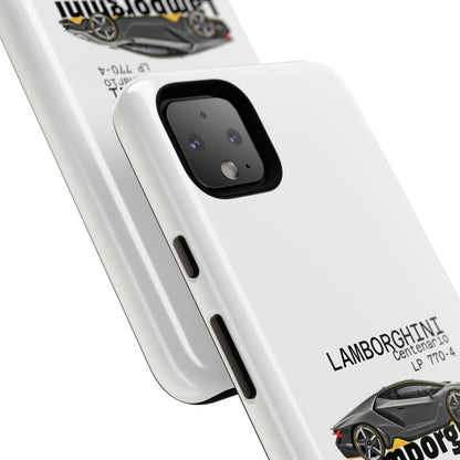 Black Lamborghini Centenario LP 770-4 PHONE CASE