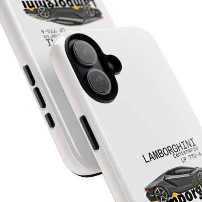 Black Lamborghini Centenario LP 770-4 PHONE CASE