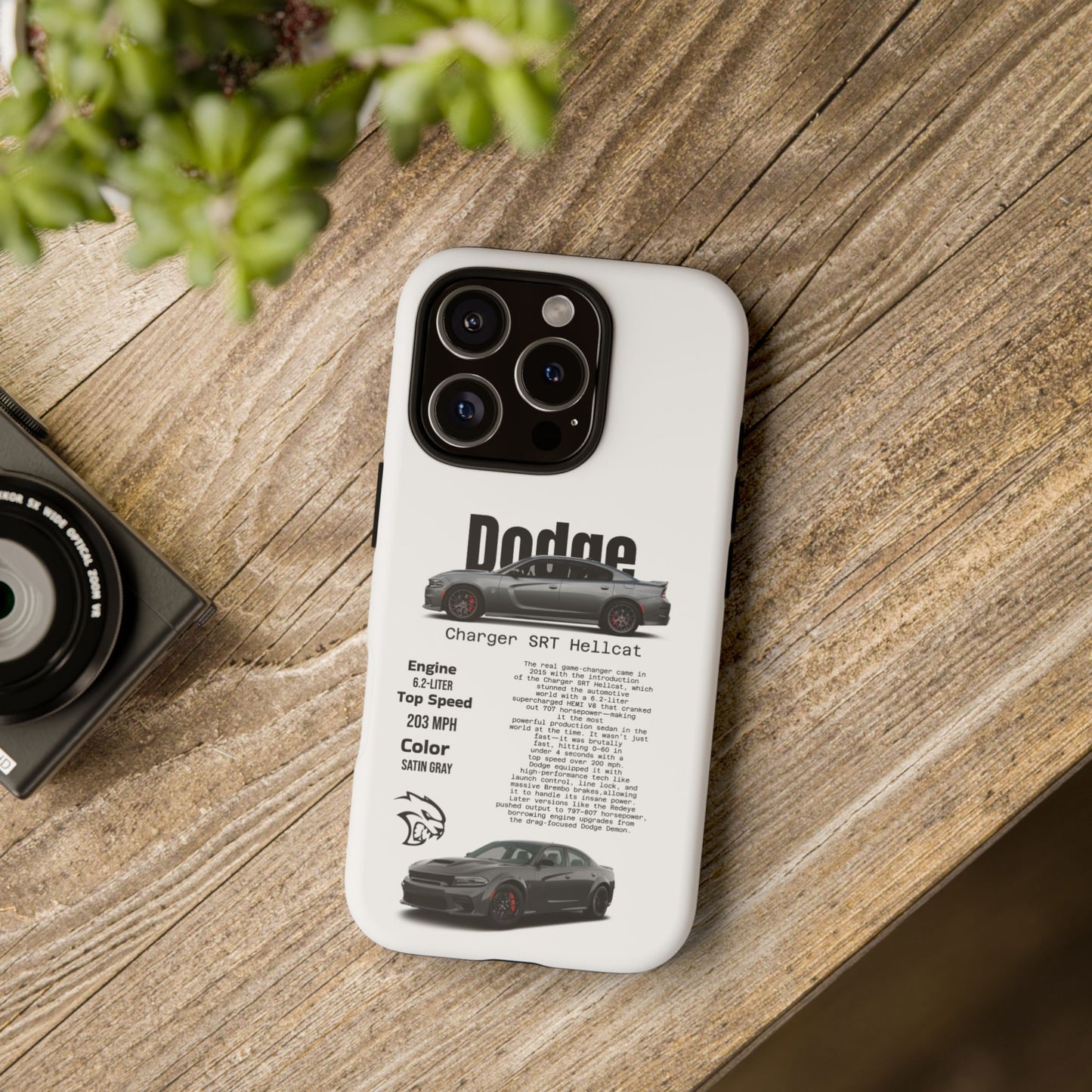 Dodge Charger SRT Hellcat Phone Case