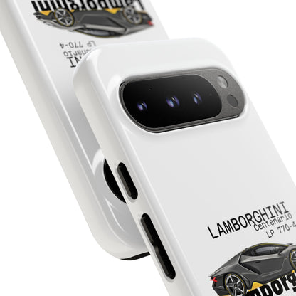 Black Lamborghini Centenario LP 770-4 PHONE CASE