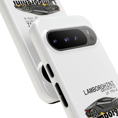 Black Lamborghini Centenario LP 770-4 PHONE CASE