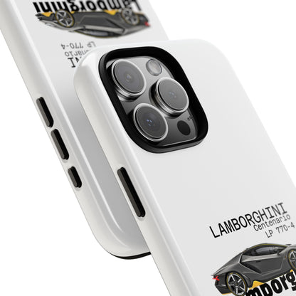 Black Lamborghini Centenario LP 770-4 PHONE CASE